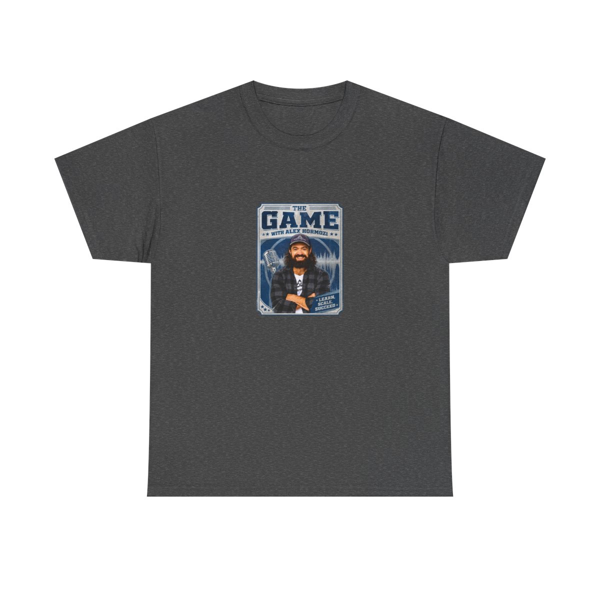 Alex Hormozi "The Game with Alex Hormozi" Unisex Tee - alternate angle 2, merchandise