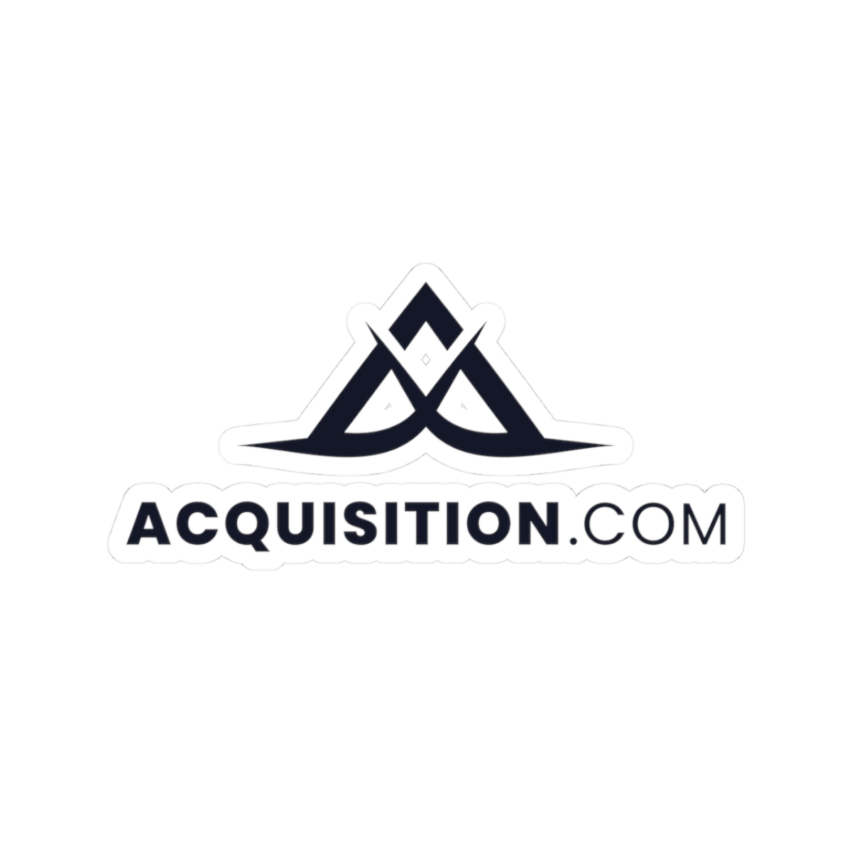 Acquisition.com logo Kiss-Cut Sticker | Laptop decal, Brand logo | Alex Hormozi
