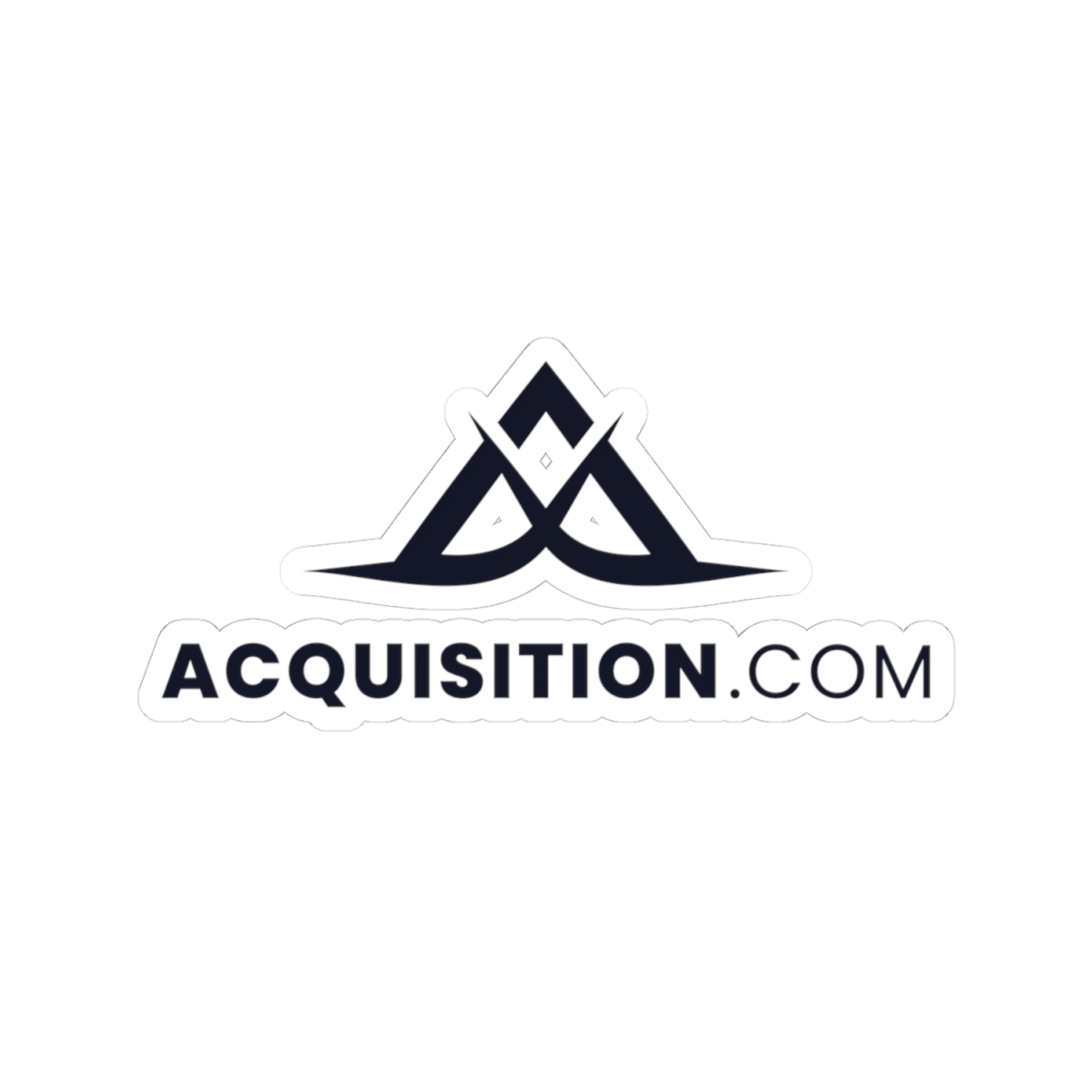 Acquisition.com logo Kiss-Cut Sticker | Laptop decal, Brand logo | Alex Hormozi - alternate angle 1, merchandise